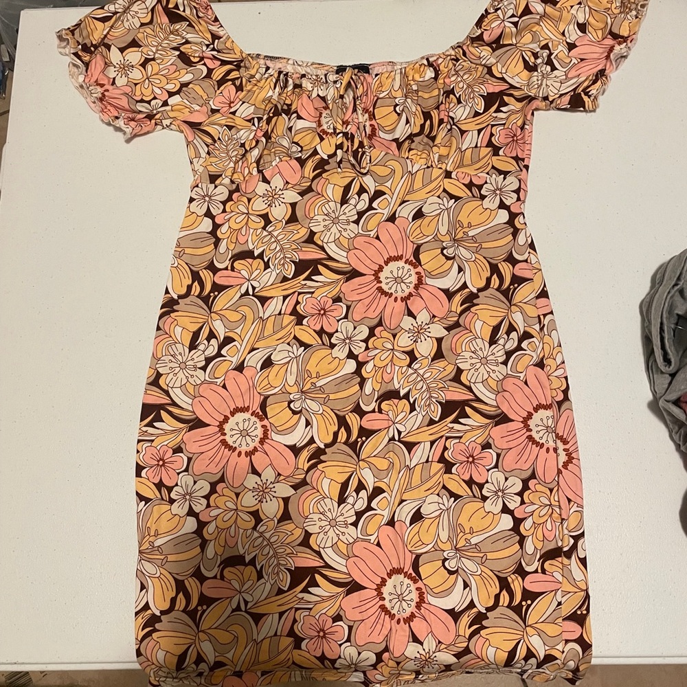 Plus Size Floral Dress